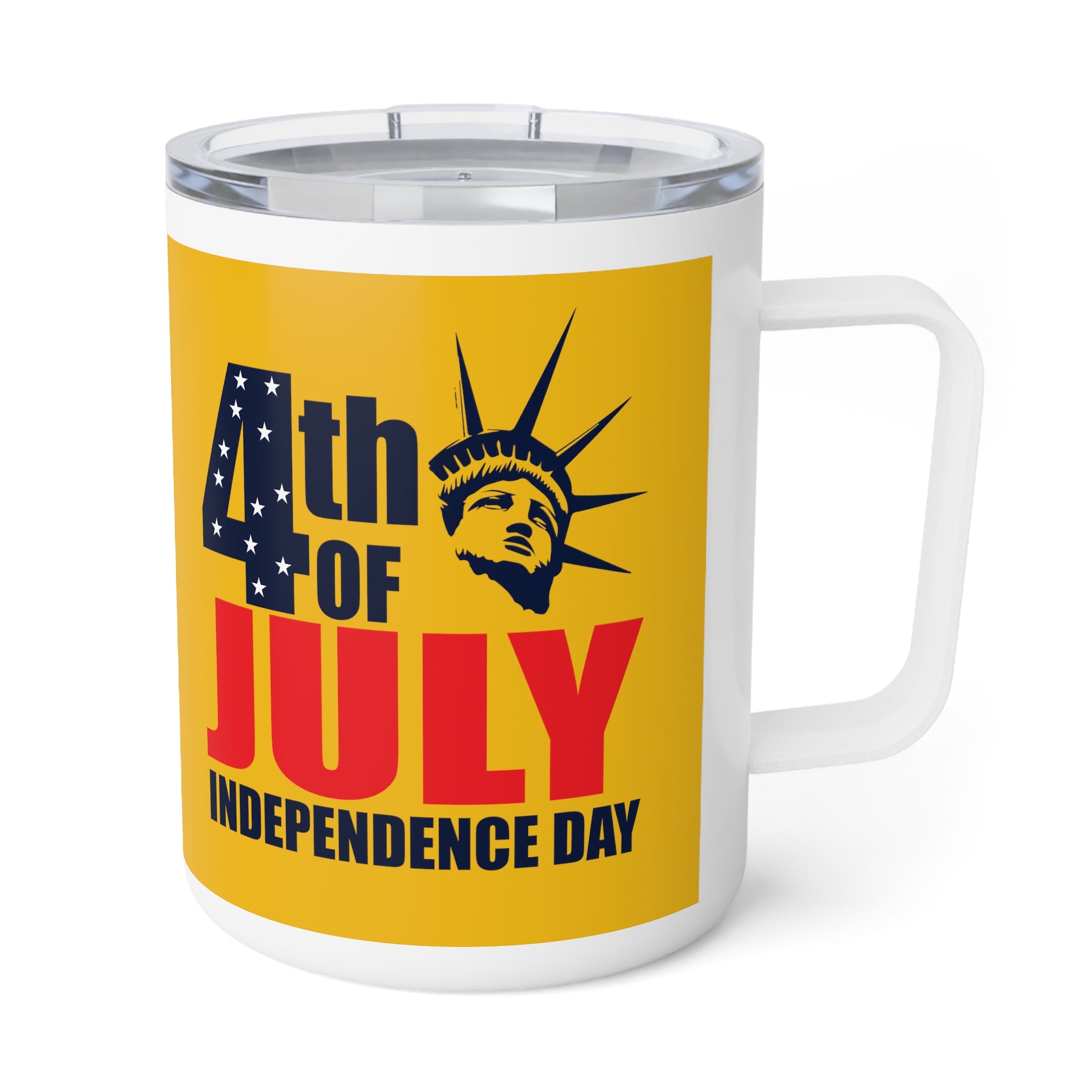 4th of July Travel Coffee Mug, 10oz