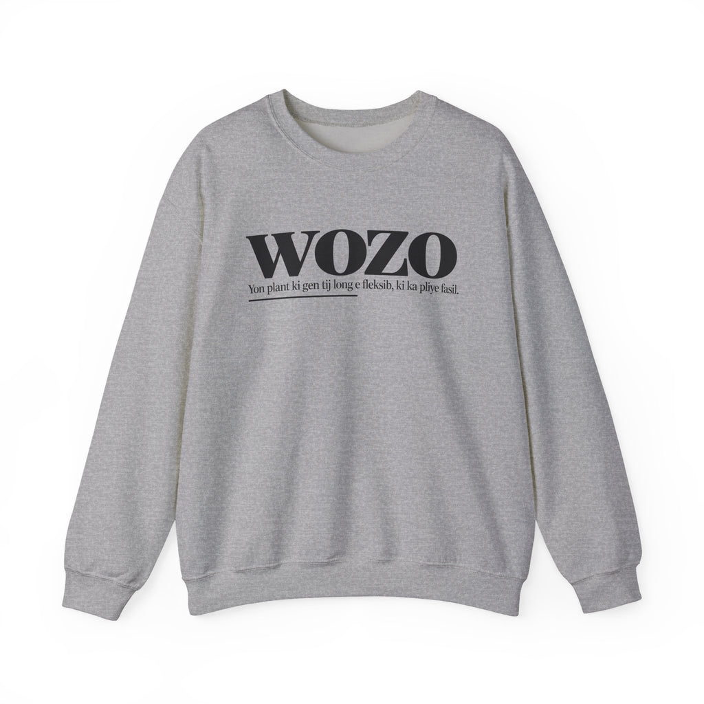 WOZO Haitian Creole Definition Gen Z Crewneck Sweatshirt