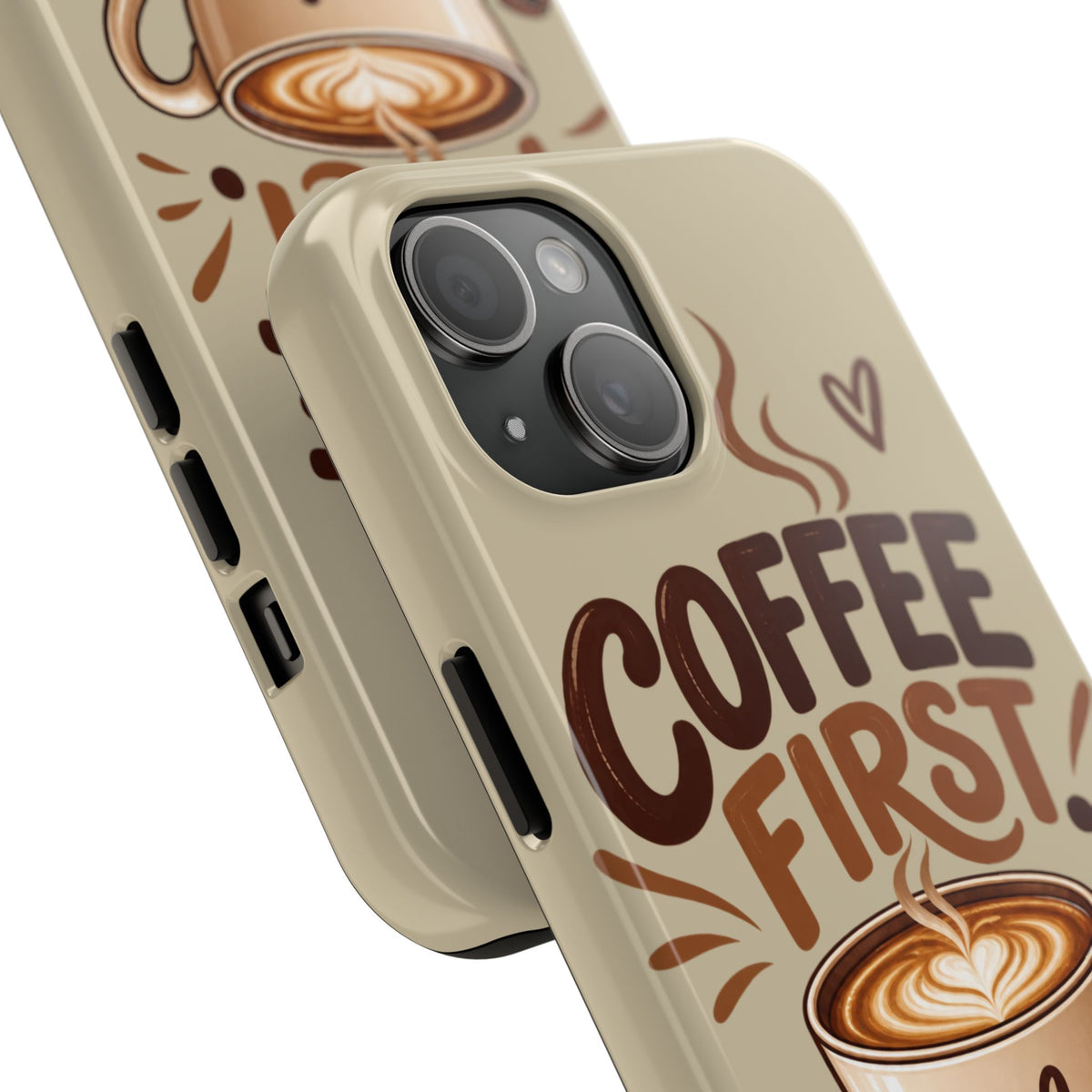 Coffee First. Questions Later. — Coffee Lover Tough Phone Case