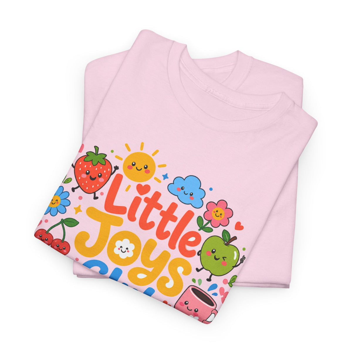 Little Joys Club Shirt, Cute Graphic Tee, Whimsical Floral T-Shirt, Cherry Lemon Shirt, Girly Gift