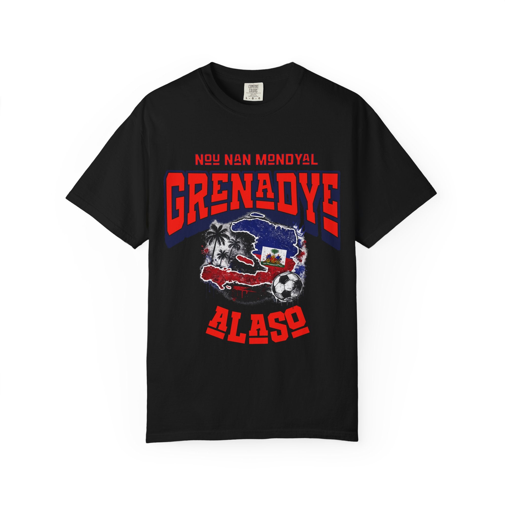 Nou Nan Mondyal T-shirt Grenadye Alaso - Koleksyon 2026