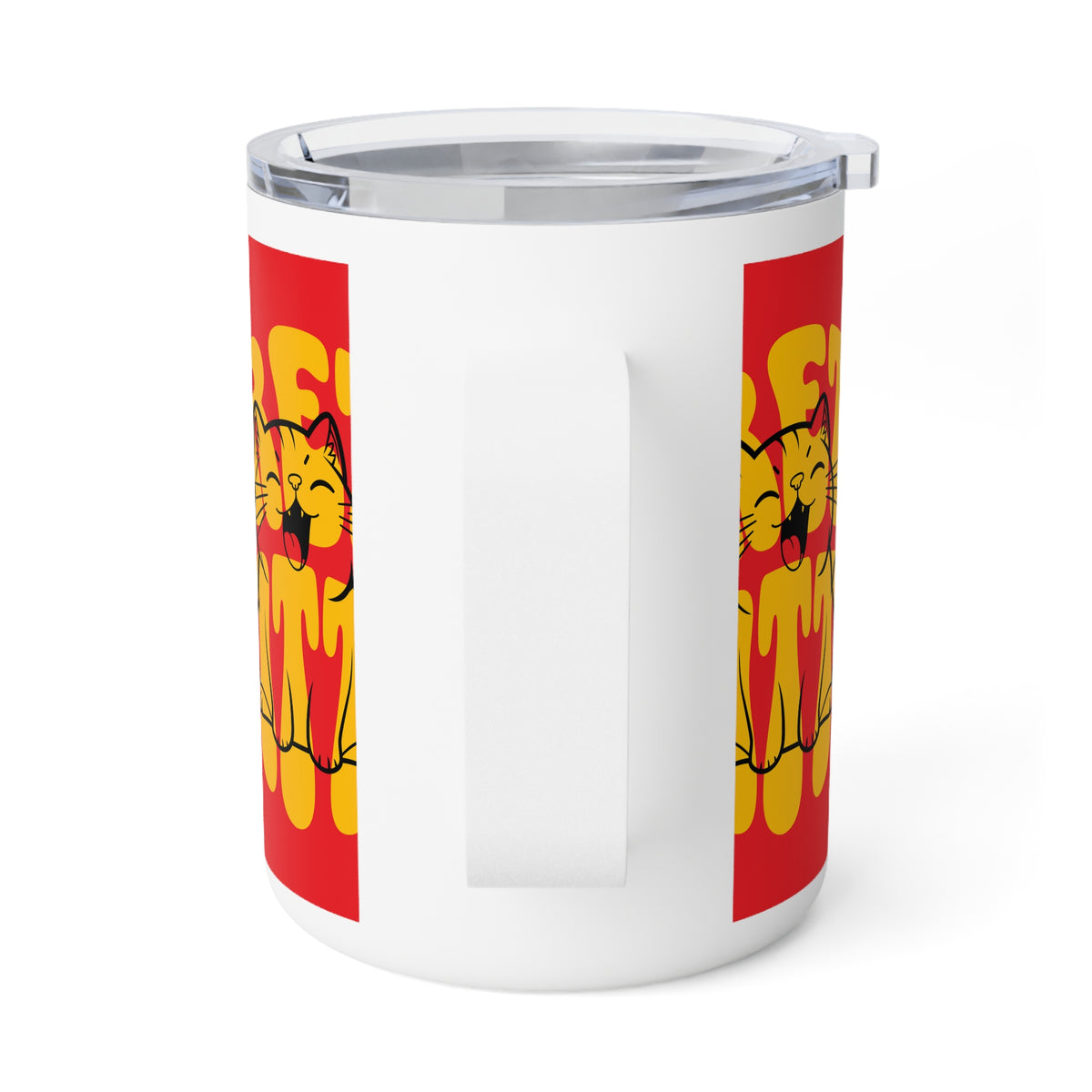 Red Coffee Mug - Drinkware for Coffee Lovers, 10oz Insulated Design