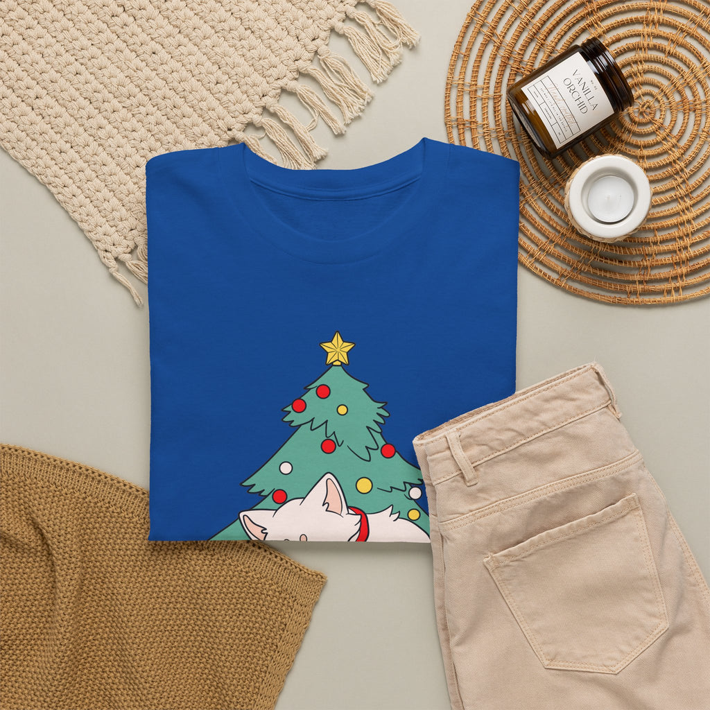 Cute Christmas Dog Shirt, Merry Christmas Puppy Tee, Dog Lover Christmas Gift, Cozy Holiday Graphic T-Shirt