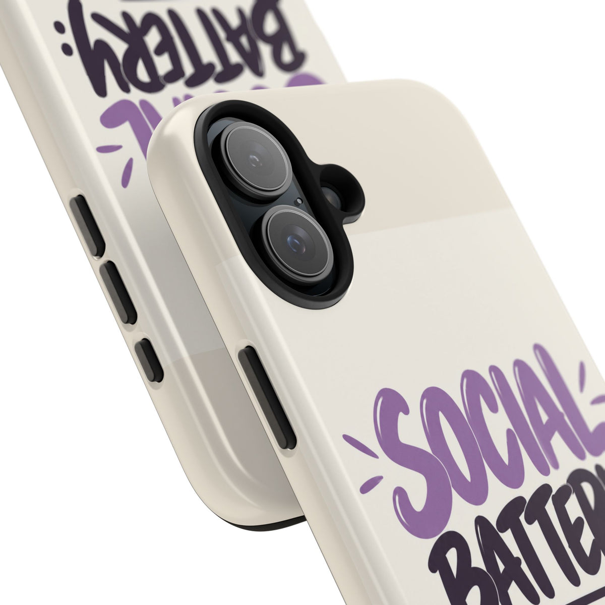 Social Battery: 2% — Funny Introvert Tough Phone Case