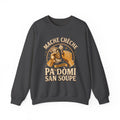 Mache Chèche Pa Dòmi San Soupe – Haitian Creole Motivational Graphic Sweatshirt | SONHCO