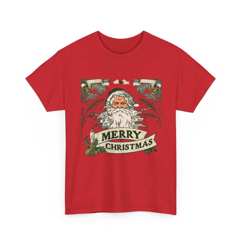 Vintage Santa Christmas Shirt, Retro Merry Christmas Tee, Old Fashioned Santa Graphic T-Shirt, Nostalgic Holiday Gift