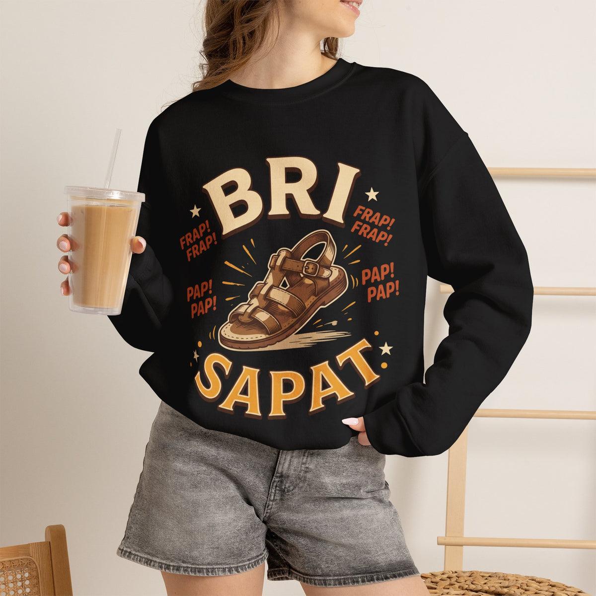 Bri Sapat – Funny Haitian Creole Graphic Sweatshirt | SONHCO