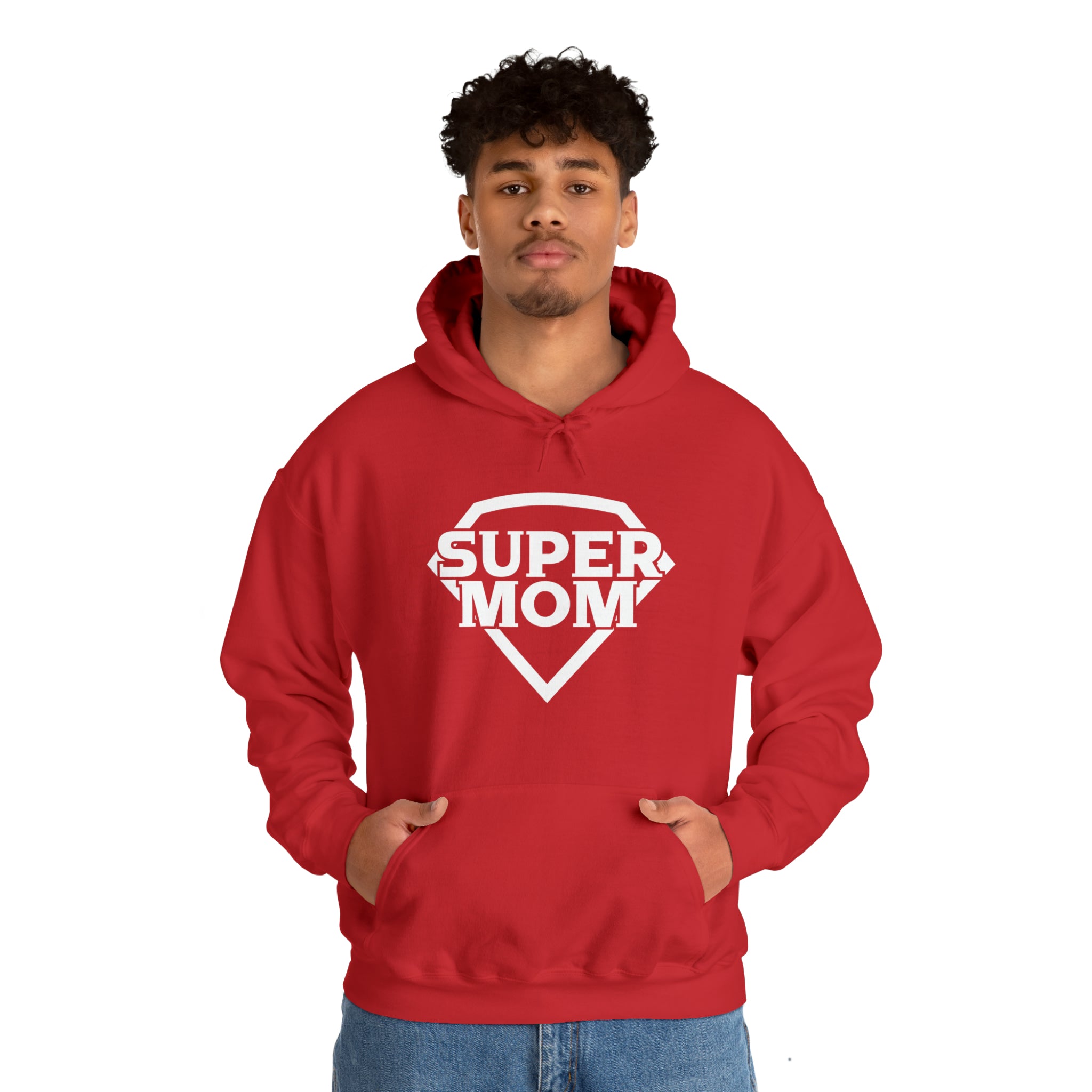 Super Mom .  Hooded Sweatshirt