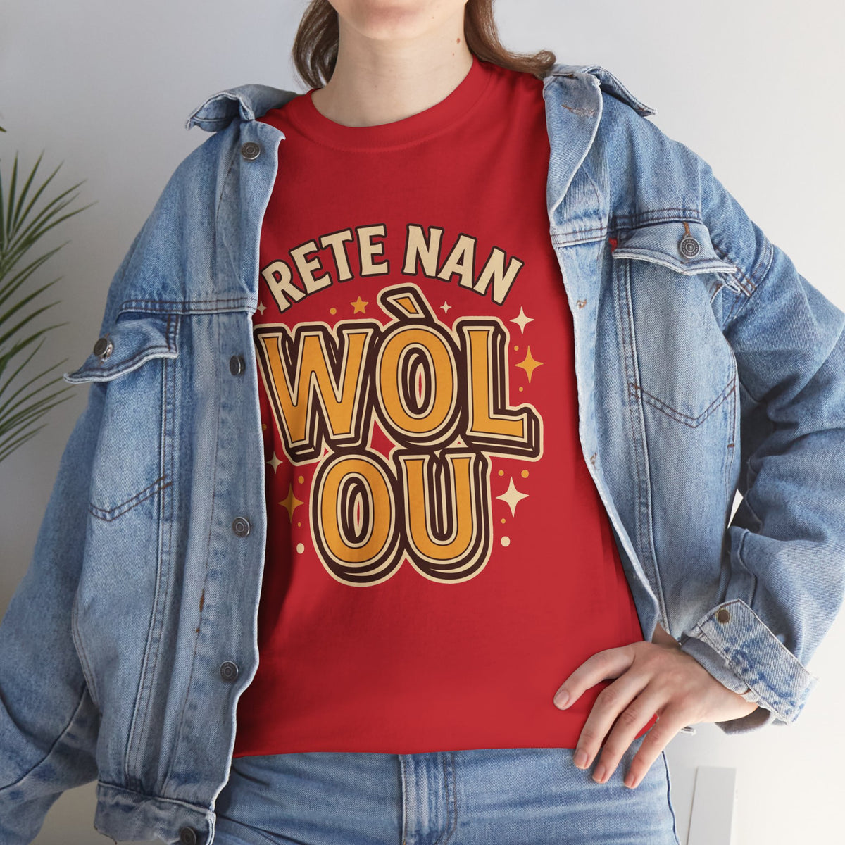 Rete Nan Wòl Ou – Haitian Creole Graphic T-Shirt | SONHCO