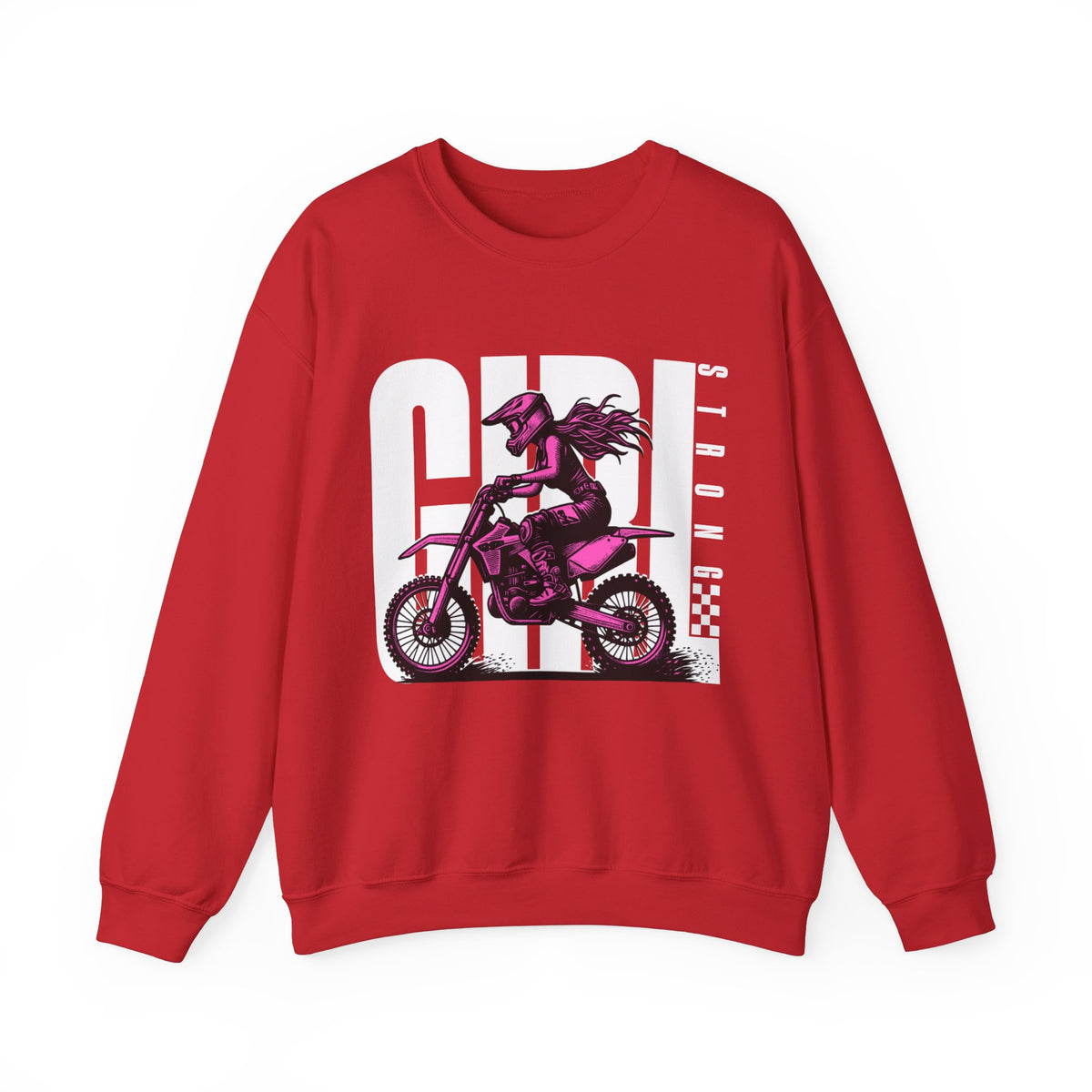 Strong Girl - Unisex Heavy Blend™ Crewneck Sweatshirt