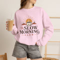 Slow Morning Club Mug, Cozy Coffee Lover Gift, Cute Morning Coffee Cup, Self Care Gift for Her