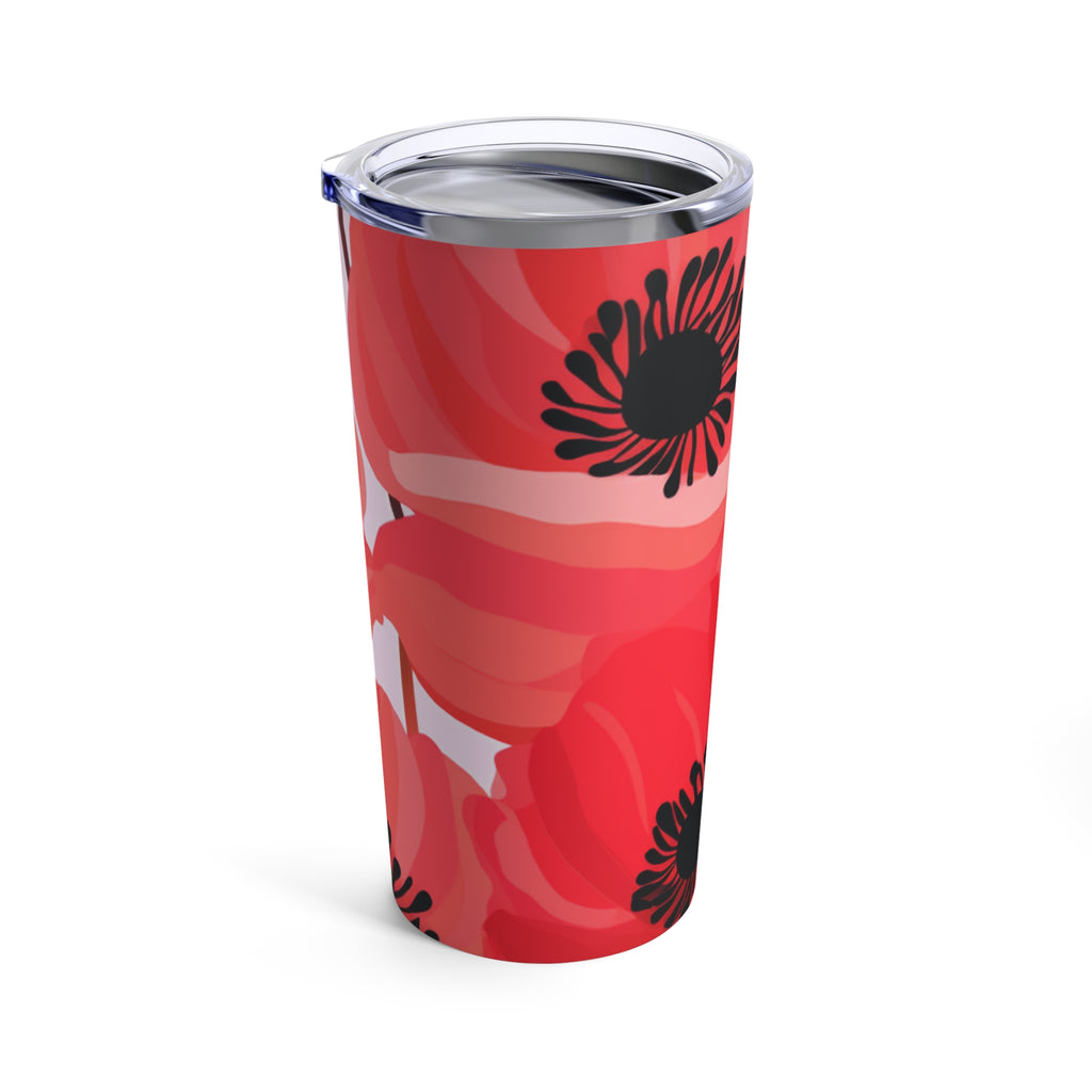 Red Flower,  Tumbler 20oz