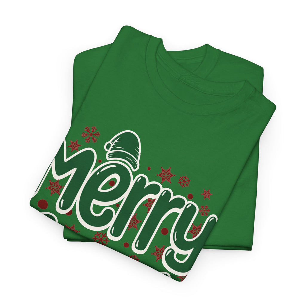 Merry and Bright Christmas Shirt, Retro Holiday Graphic Tee, Vintage Christmas T-Shirt, Festive Xmas Gift