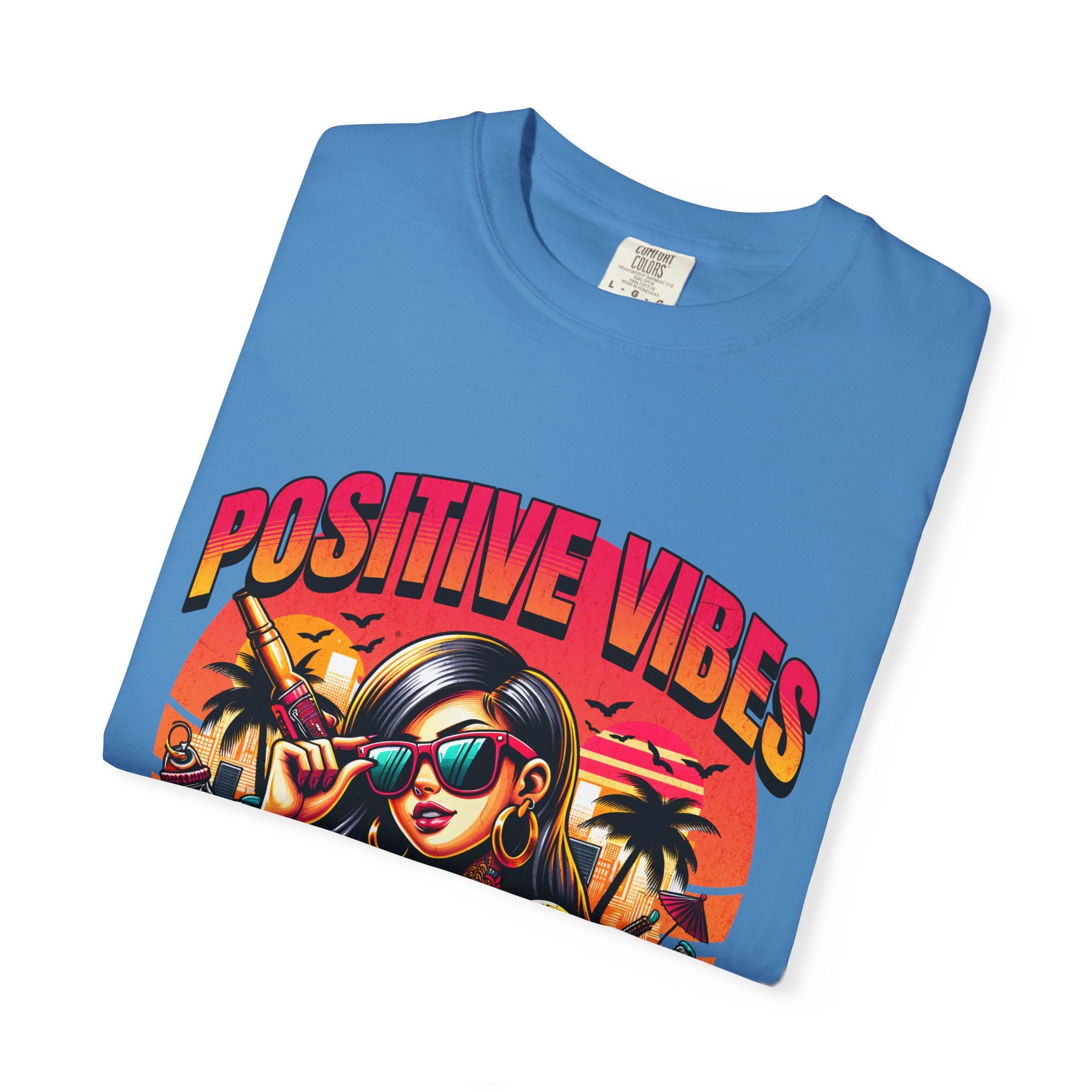 Summer Girl Vibes Unisex Garment-Dyed T-Shirt