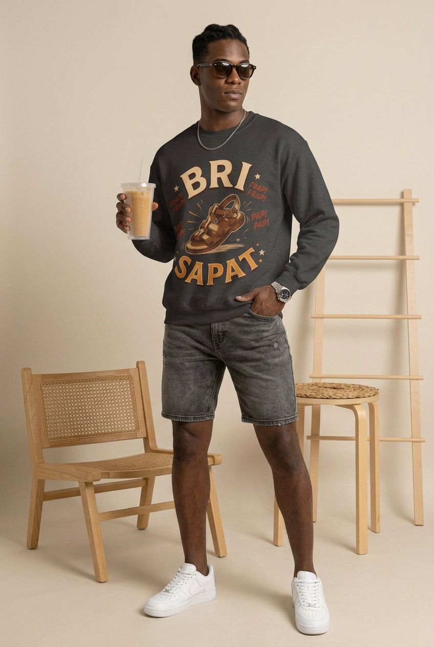 Bri Sapat – Funny Haitian Creole Graphic Sweatshirt | SONHCO