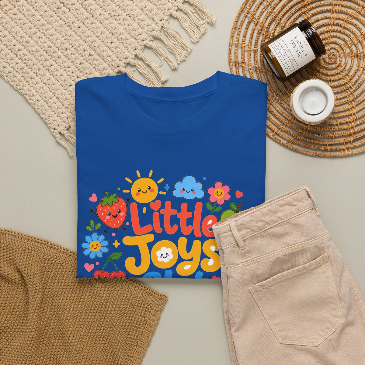 Little Joys Club Shirt, Cute Graphic Tee, Whimsical Floral T-Shirt, Cherry Lemon Shirt, Girly Gift