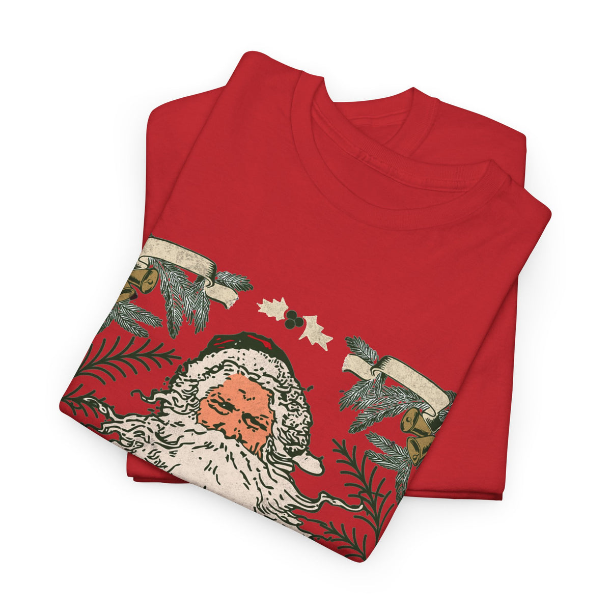 Vintage Santa Christmas Shirt, Retro Merry Christmas Tee, Old Fashioned Santa Graphic T-Shirt, Nostalgic Holiday Gift
