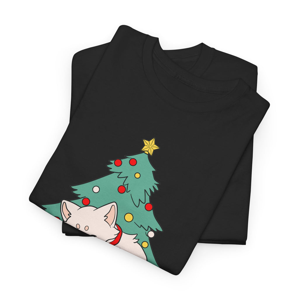 Cute Christmas Dog Shirt, Merry Christmas Puppy Tee, Dog Lover Christmas Gift, Cozy Holiday Graphic T-Shirt