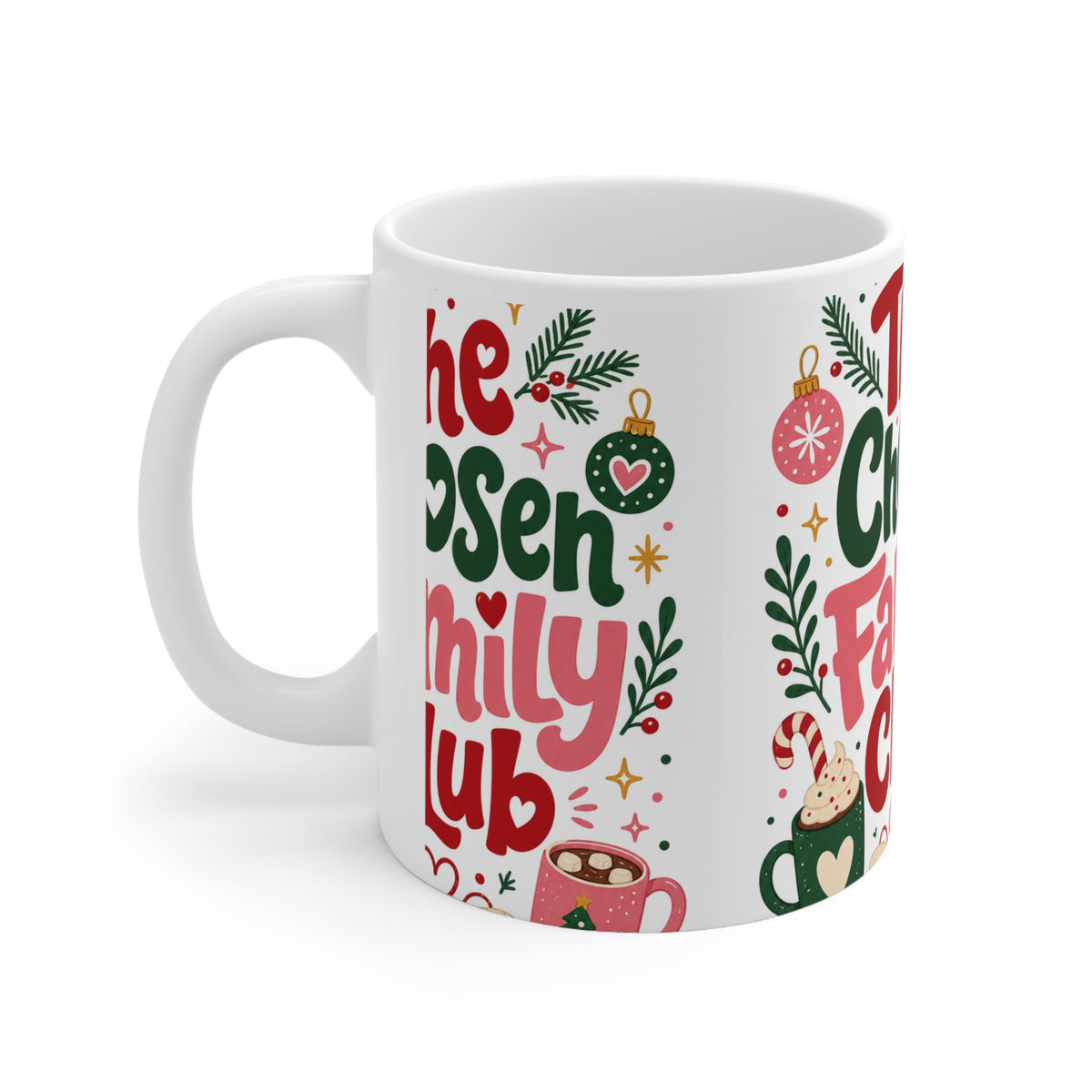 Chosen Family Mug, Best Friend Gift, Friendship Coffee Cup, Friendsmas Gift, Found Family Gift
