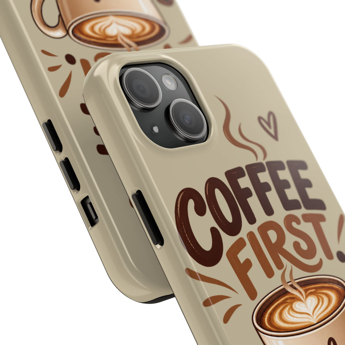 Coffee First. Questions Later. — Coffee Lover Tough Phone Case