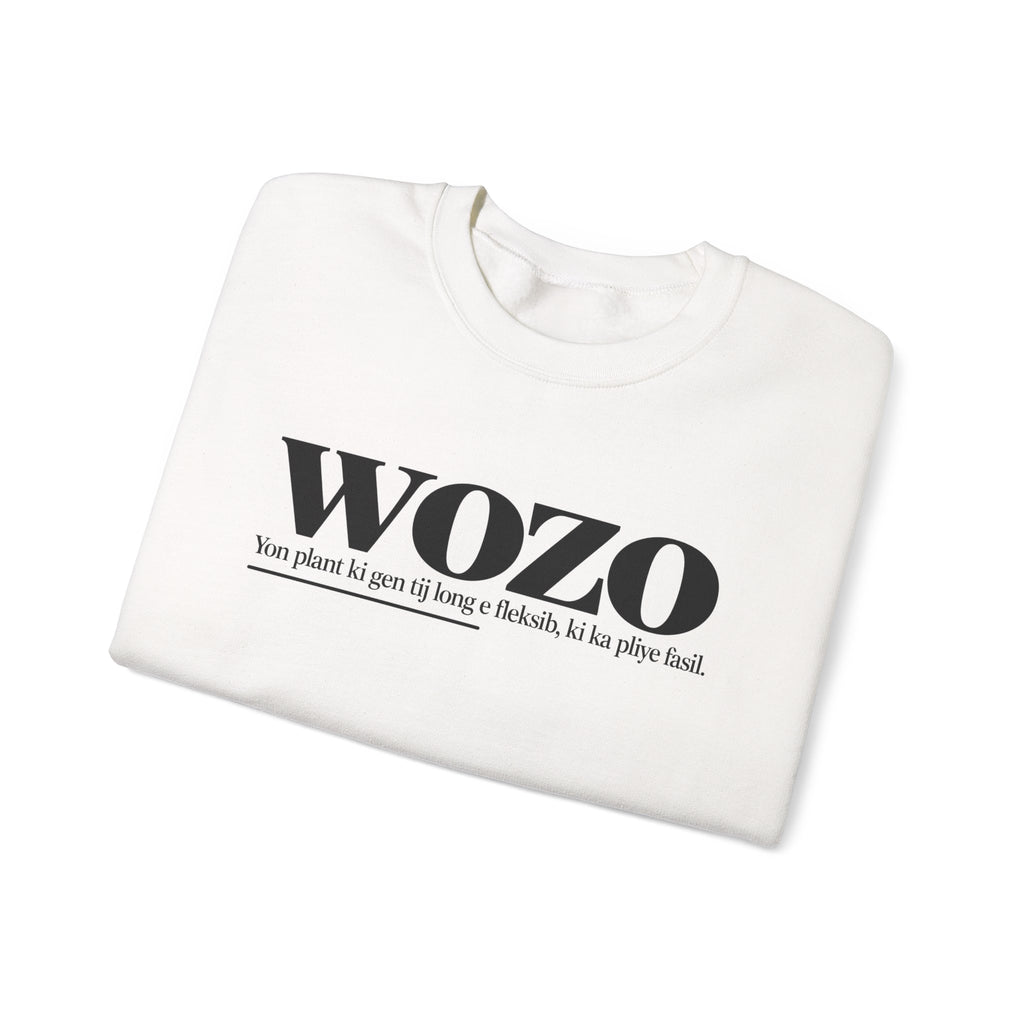 WOZO Haitian Creole Definition Gen Z Crewneck Sweatshirt