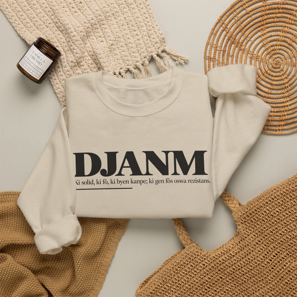 DJANM — Haitian Creole Definition Gen Z Crewneck Sweatshirt