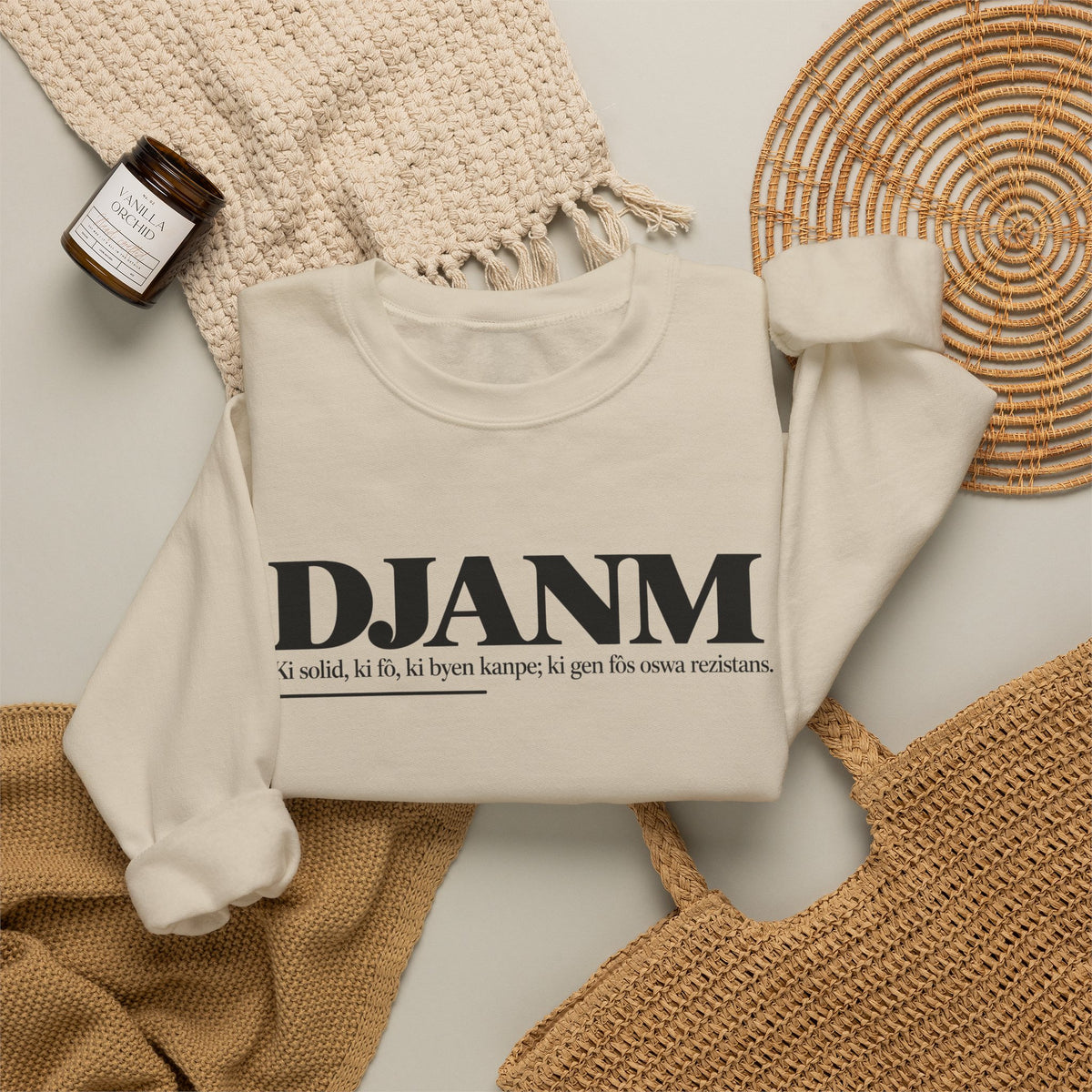 DJANM — Haitian Creole Definition Gen Z Crewneck Sweatshirt