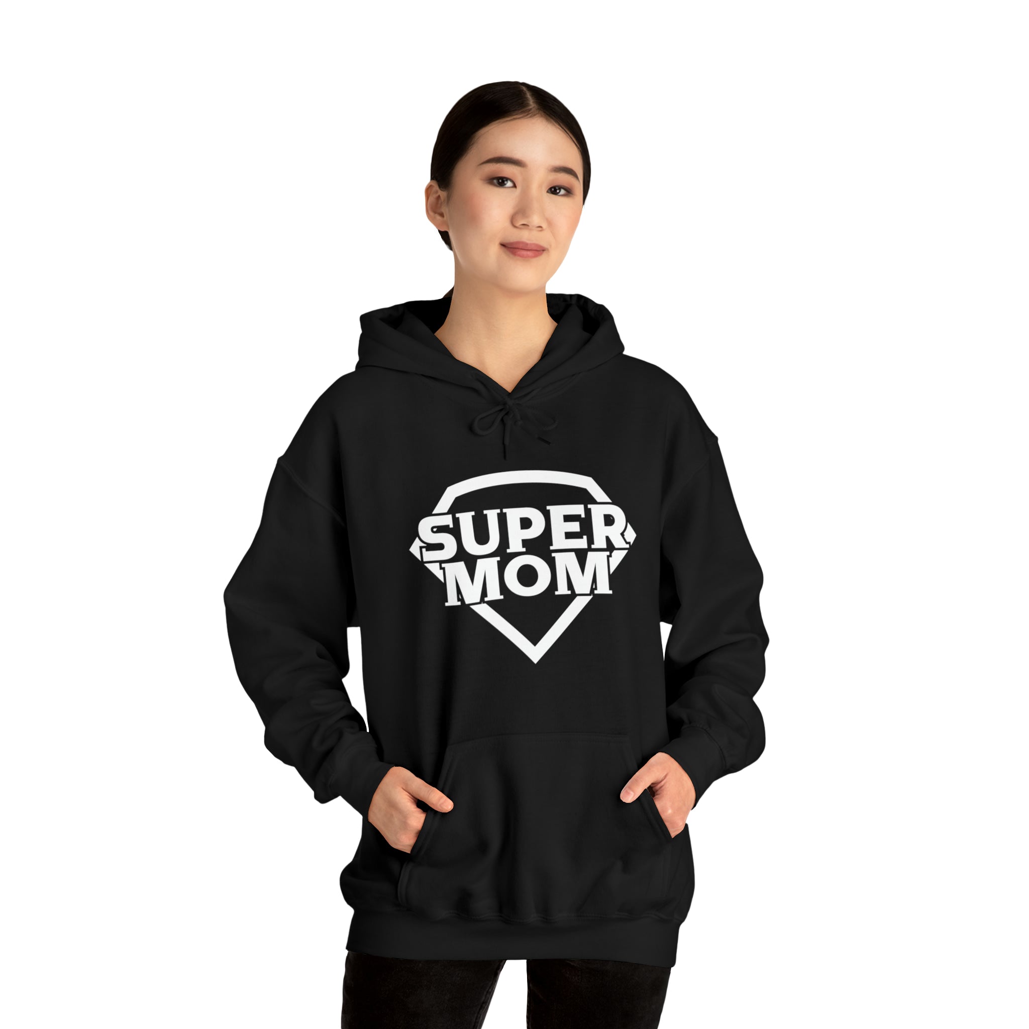 Super Mom .  Hooded Sweatshirt