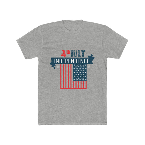 4th of July Independence day Men's Cotton Crew Tee