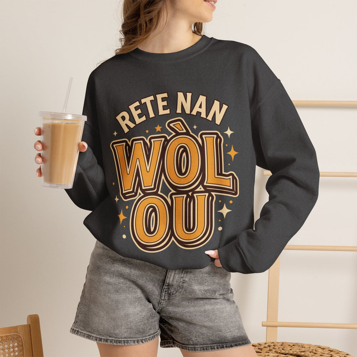 Rete Nan Wòl Ou – Haitian Creole Streetwear Graphic T-Shirt | SONHCO