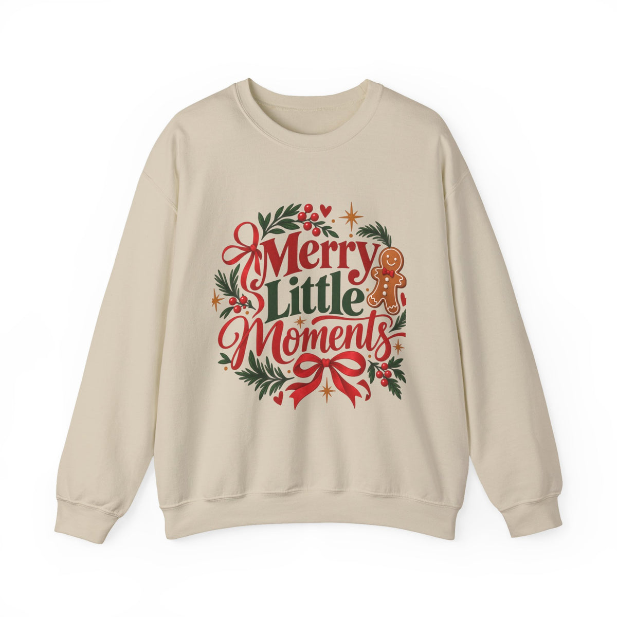 Merry Little Moments Sweatshirt, Retro Christmas Crewneck, Cute Holiday Sweater, Cozy Christmas Gift