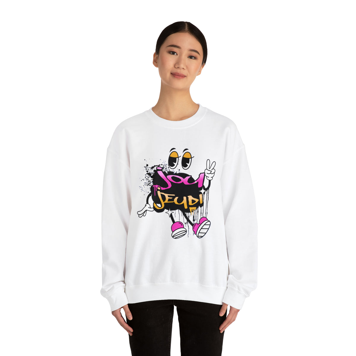 Jou Jeudi  - Unisex Heavy Blend™ Crewneck Sweatshirt
