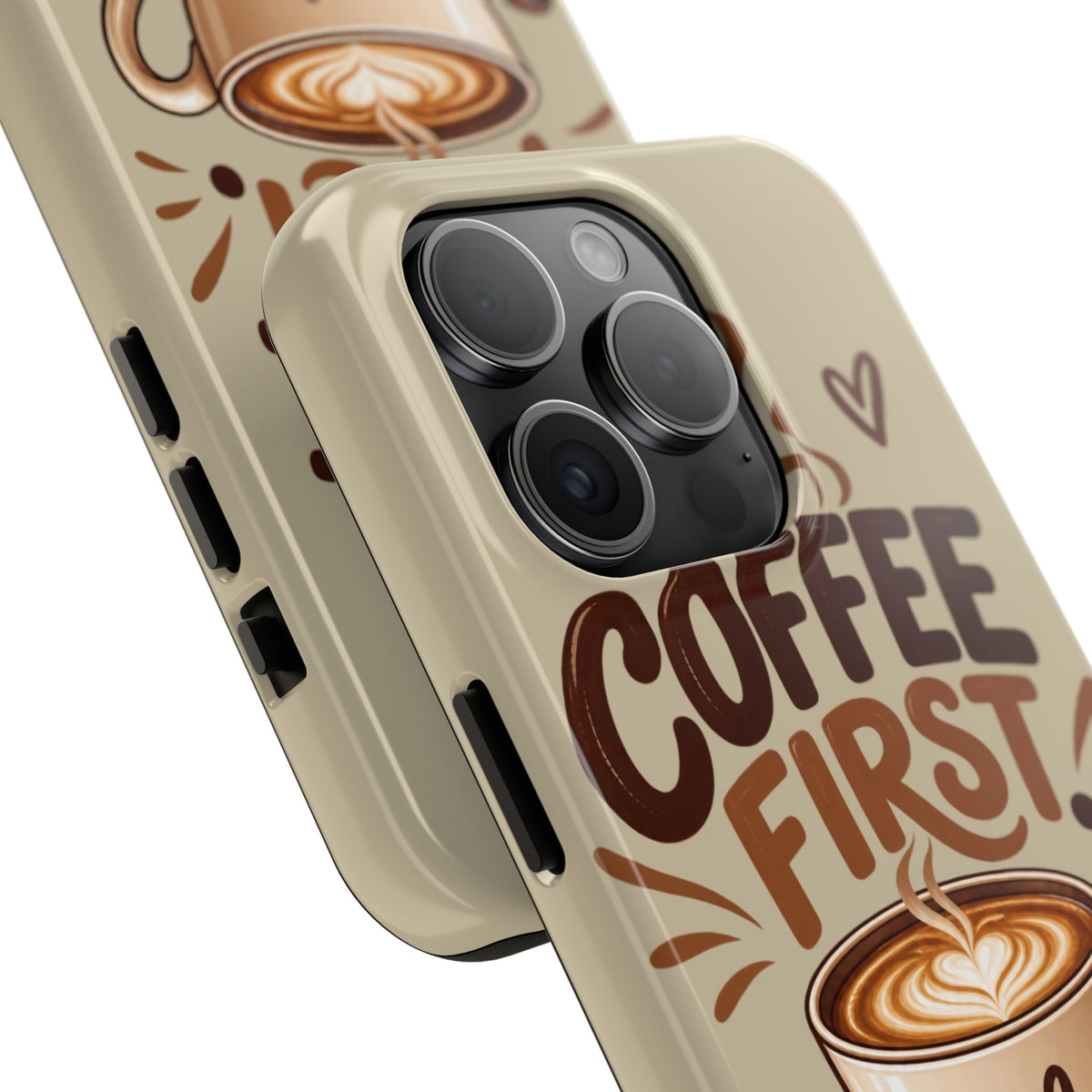 Coffee First. Questions Later. — Coffee Lover Tough Phone Case