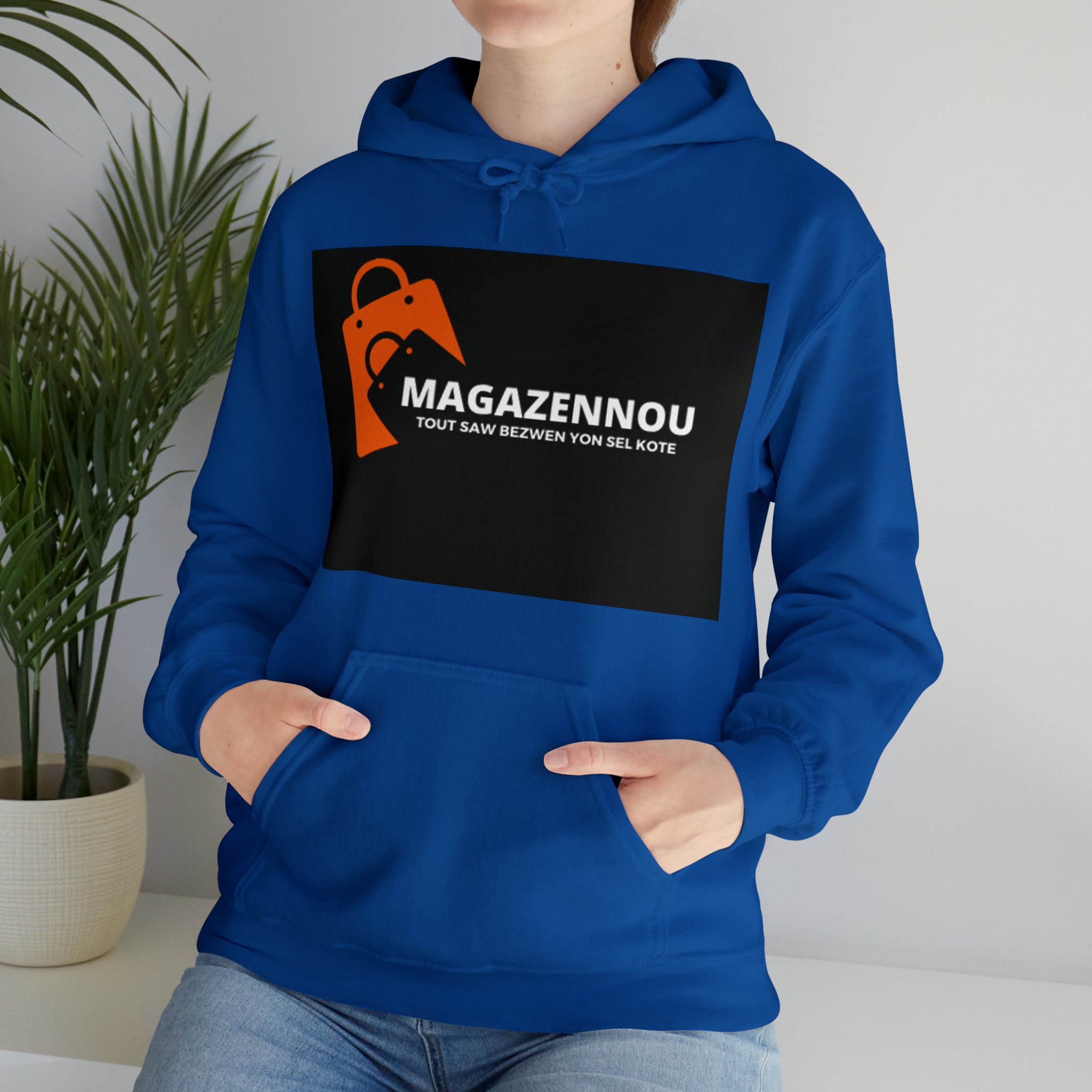 Magazennou.  Hooded Sweatshirt