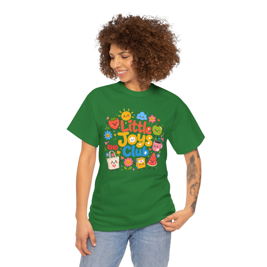Little Joys Club Shirt, Cute Graphic Tee, Whimsical Floral T-Shirt, Cherry Lemon Shirt, Girly Gift