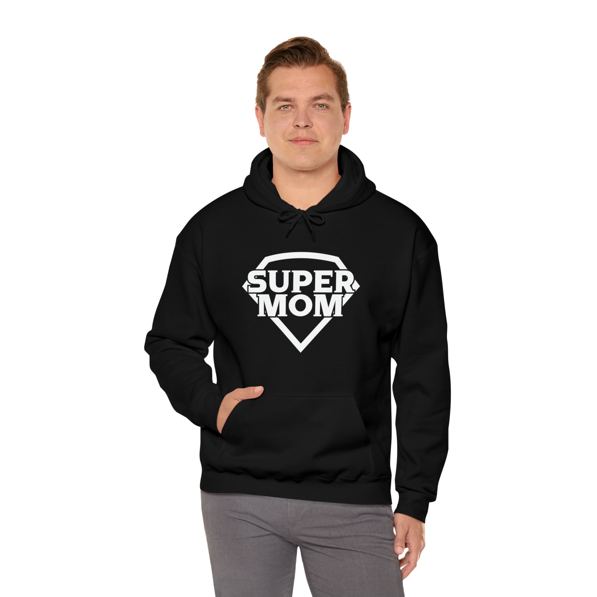 Super Mom .  Hooded Sweatshirt