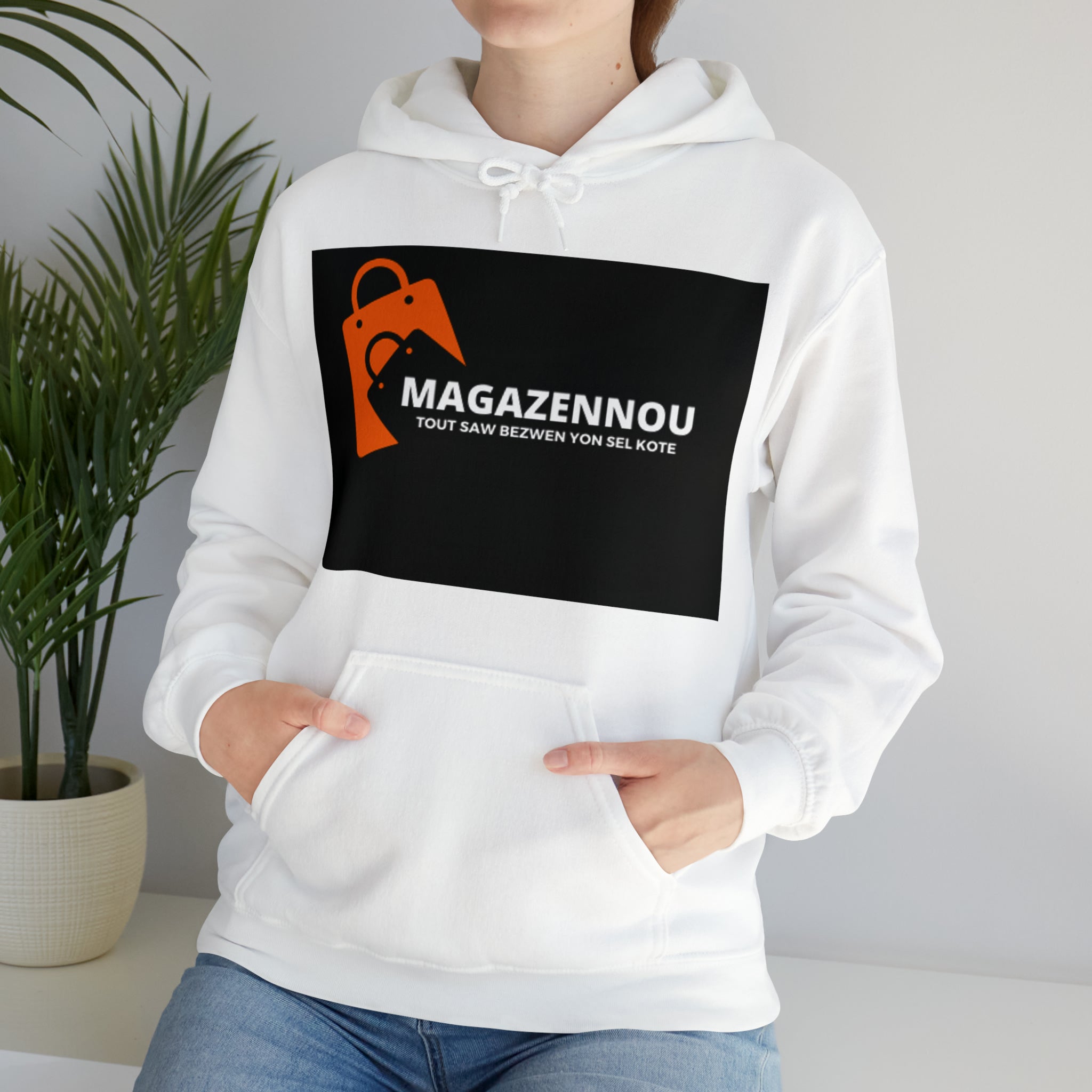 Magazennou.  Hooded Sweatshirt