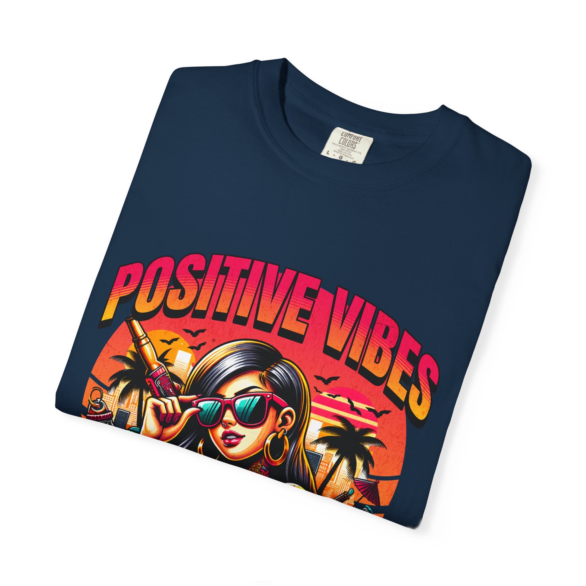 Summer Girl Vibes Unisex Garment-Dyed T-Shirt