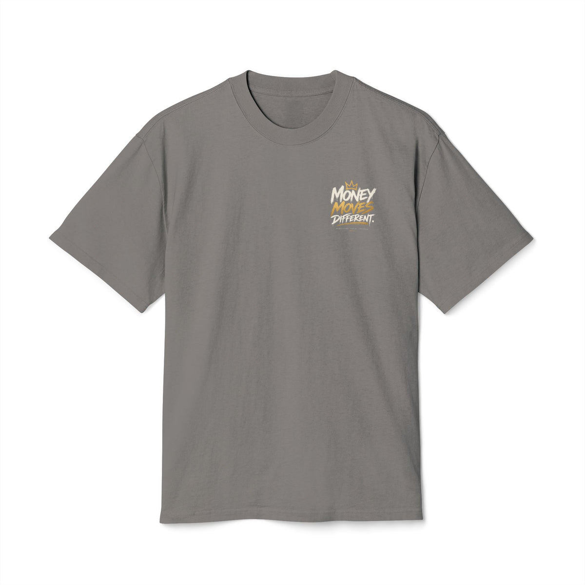 Money Moves Different. Heavy Faded Tee