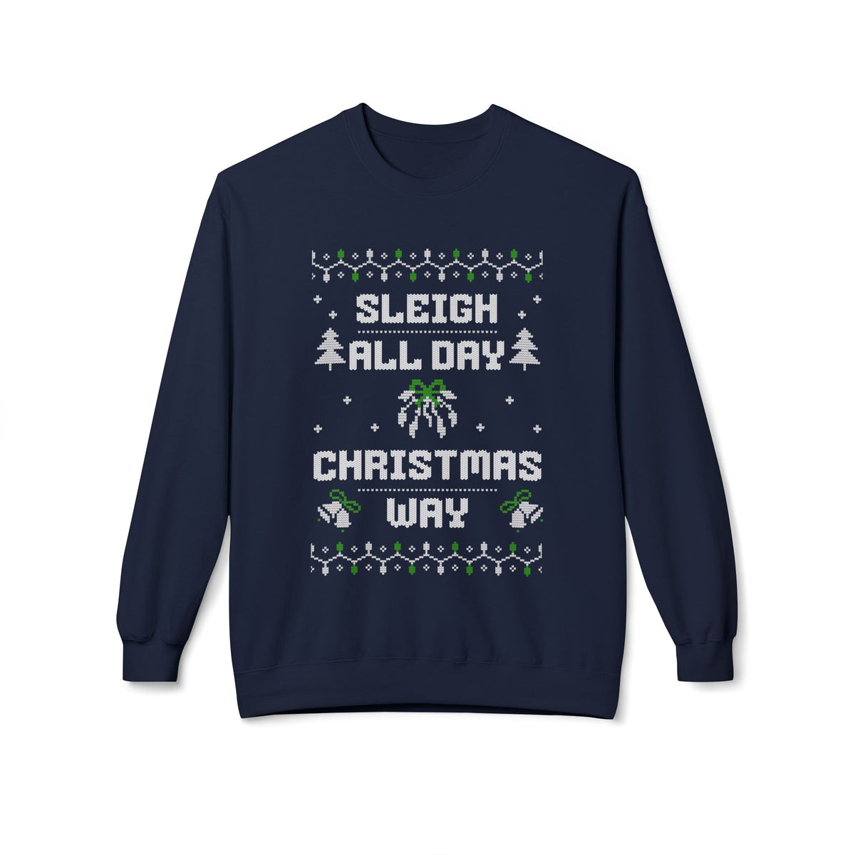 Christmas Way Unisex Sweatshirt, Casual Streetwear, Gift for Birthdays, Unisex Crewneck, Trendy Outfit