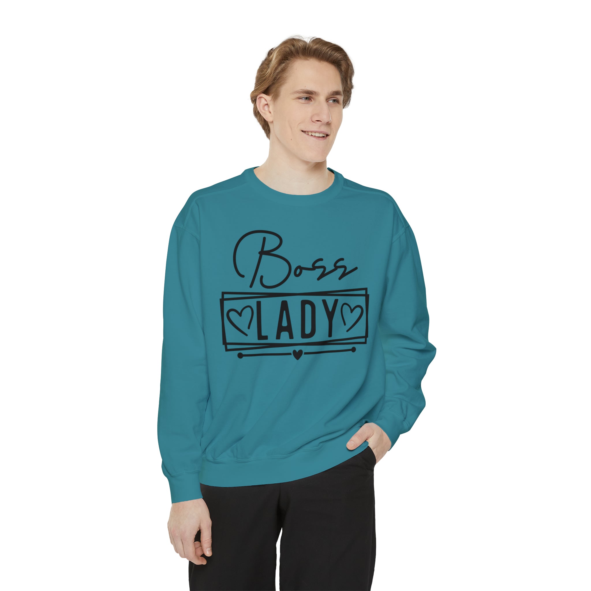 Boss Lady Co -Dyed Sweatshirt