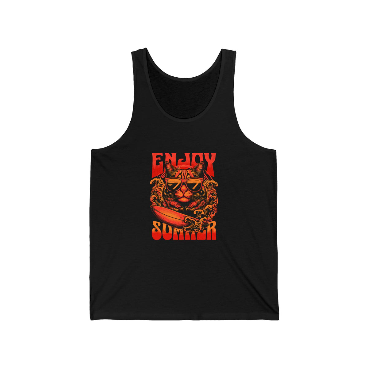 Enjoy Summer Unisex Jersey Tank - Summer Essential, Beachwear, Vacation Outfit, Gift for Sun Lovers, Pool Party Top
