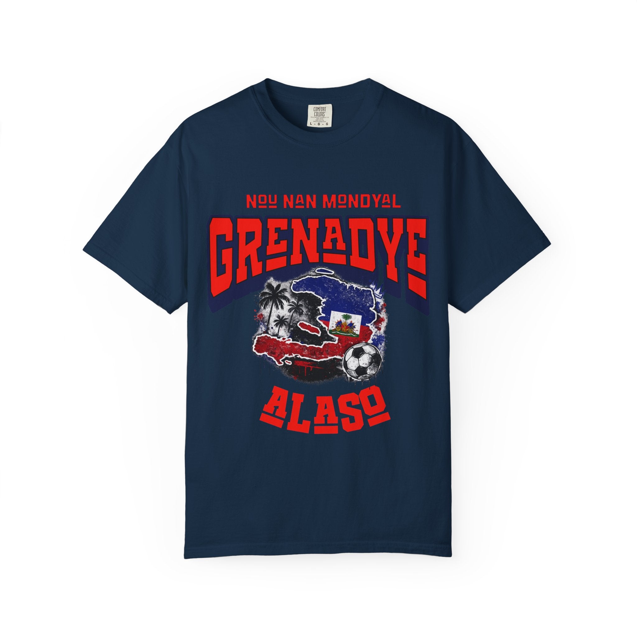 Nou Nan Mondyal T-shirt Grenadye Alaso - Koleksyon 2026