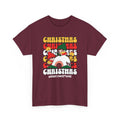 Cute Christmas Shirt, Retro Merry Christmas Graphic Tee, Kids Playing in Snow T-Shirt, Cozy Holiday Gift