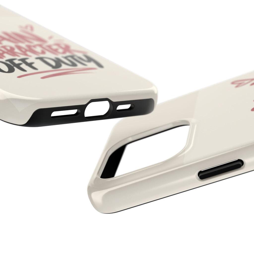 Main Character Off Duty — Gen Z Lifestyle Tough Phone Case