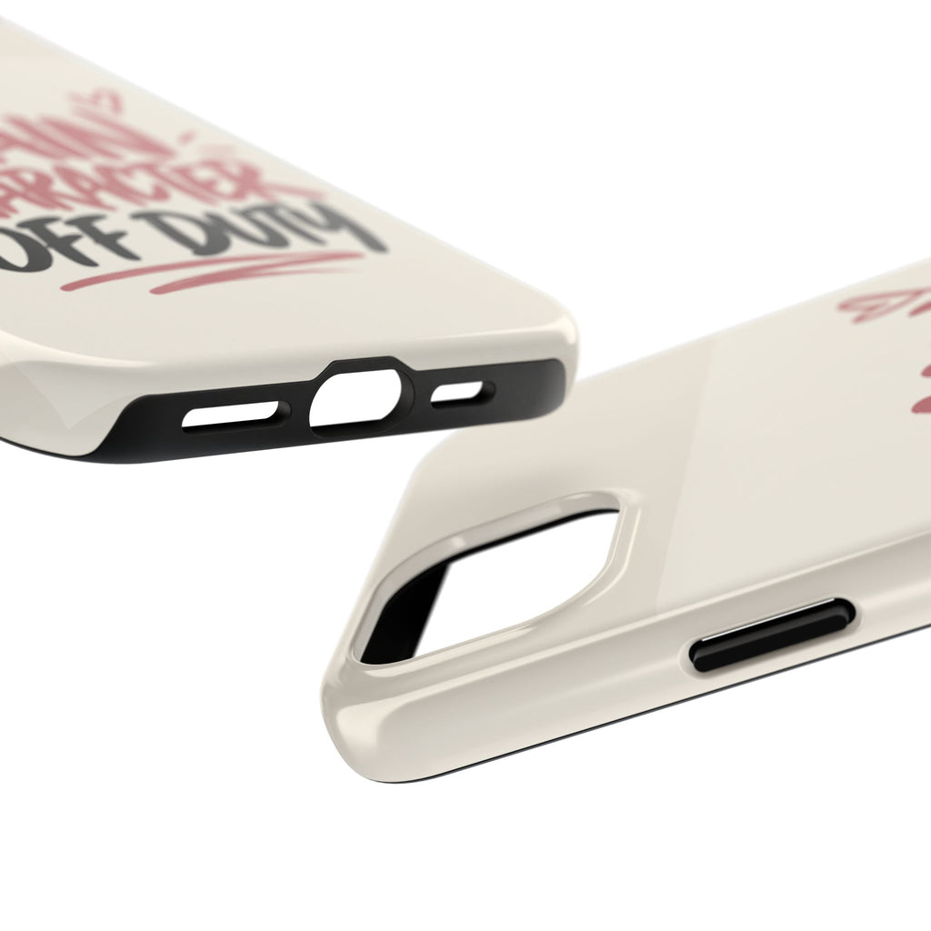 Main Character Off Duty — Gen Z Lifestyle Tough Phone Case