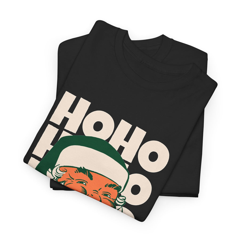 Retro Santa Ho Ho Ho Shirt, Merry Christmas Graphic Tee, Vintage Holiday T-Shirt, Funny Santa Christmas Gift