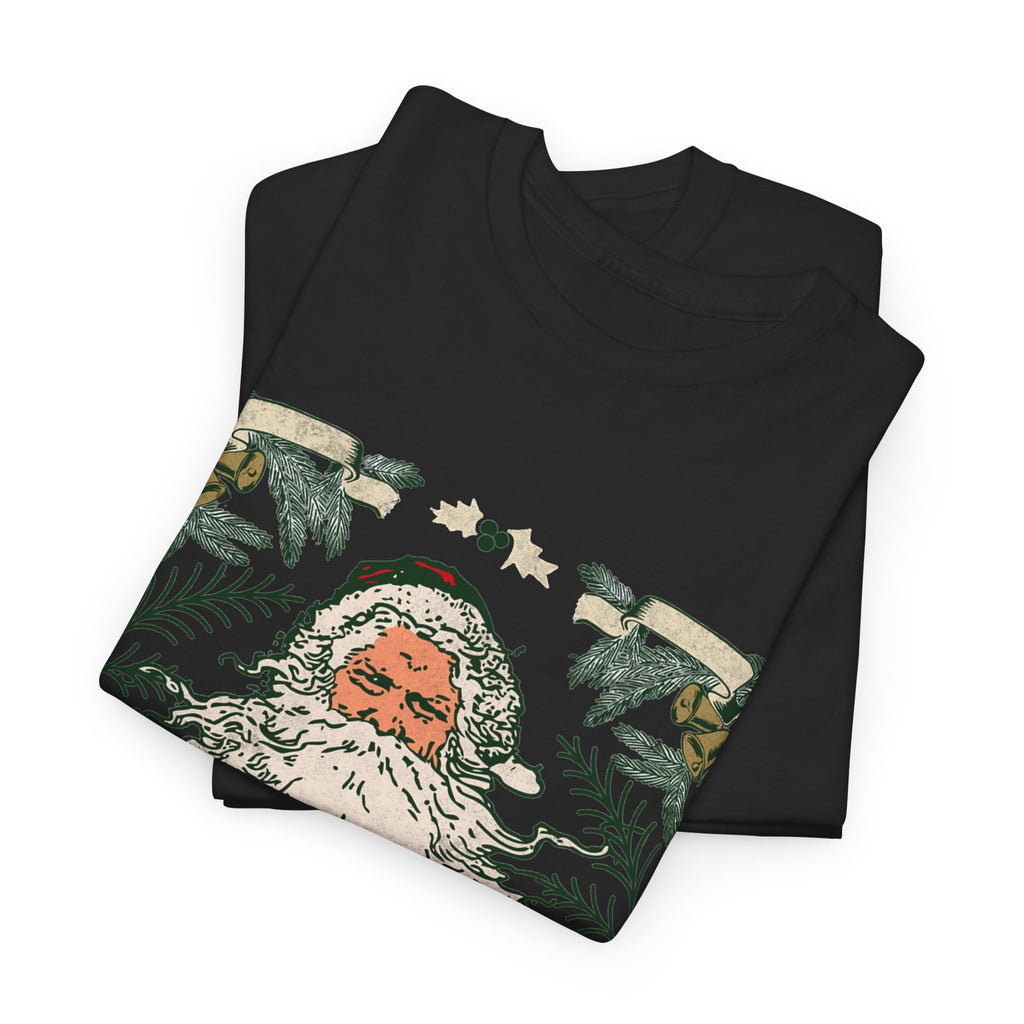 Vintage Santa Christmas Shirt, Retro Merry Christmas Tee, Old Fashioned Santa Graphic T-Shirt, Nostalgic Holiday Gift
