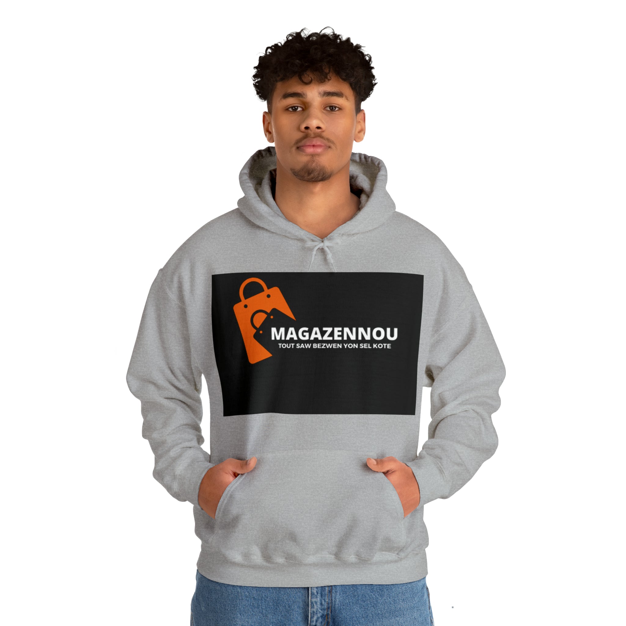 Magazennou.  Hooded Sweatshirt