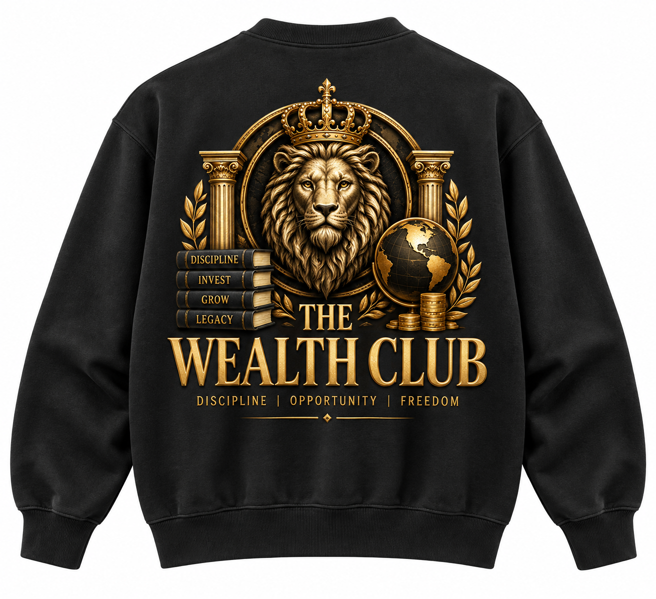 The Wealth Club Premium Heavyweight Crewneck
